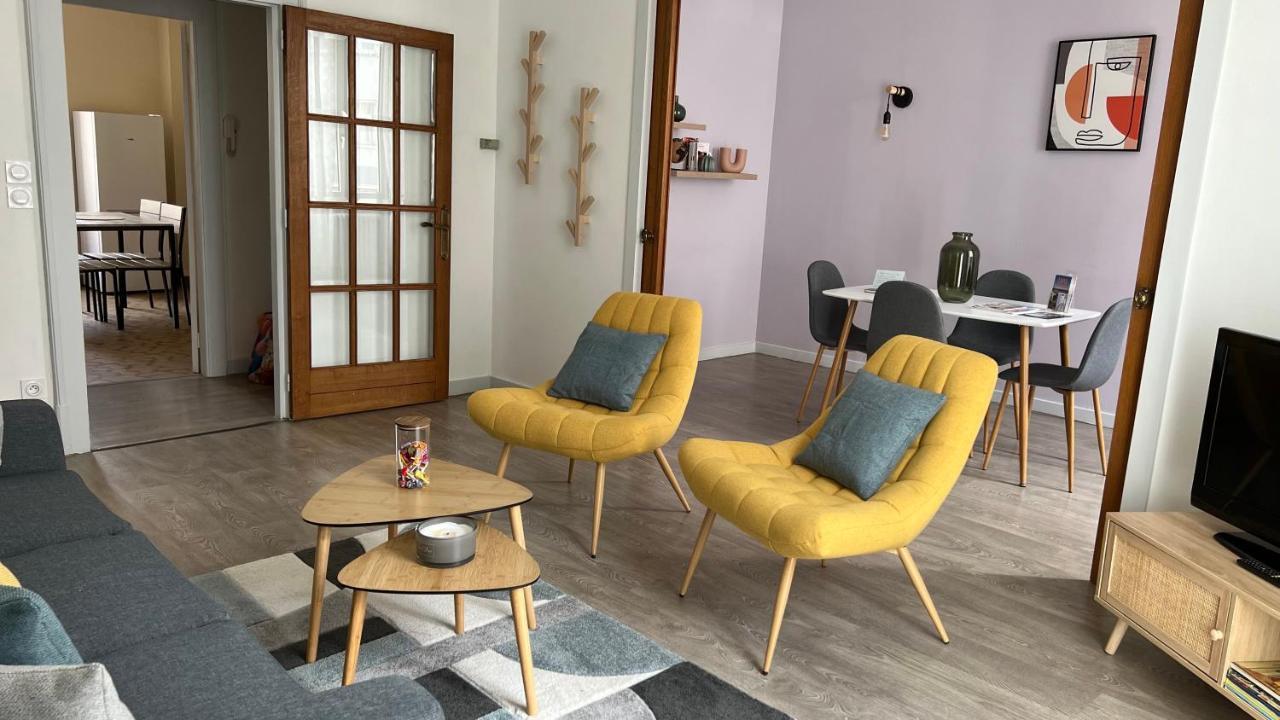 Appartement T4 70M2 - Meuble - Centre Ville - Proche Thermes Lons-le-Saunier Bagian luar foto